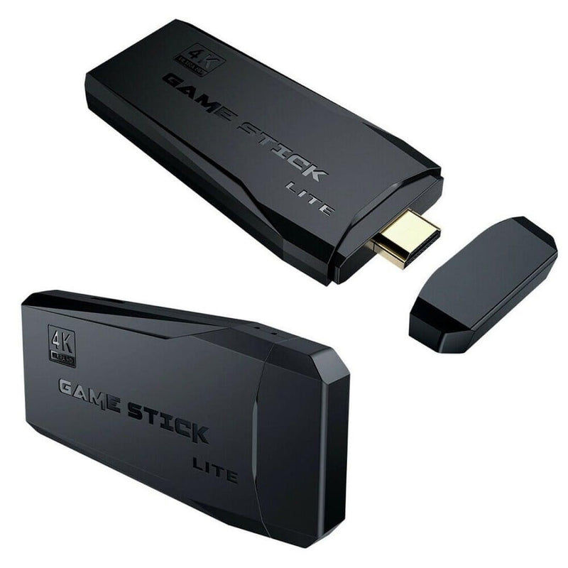 Console jeux Stick 4K Hdmi + 2 Manettes Sans Fil Plus De 20000 Jeux
