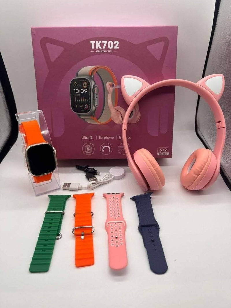 MONTRE CONNECTÉE TK702 AVEC CASQUE INTEGRE