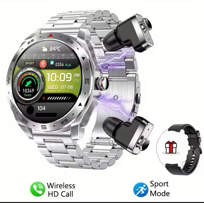Montre avec écouteurs
